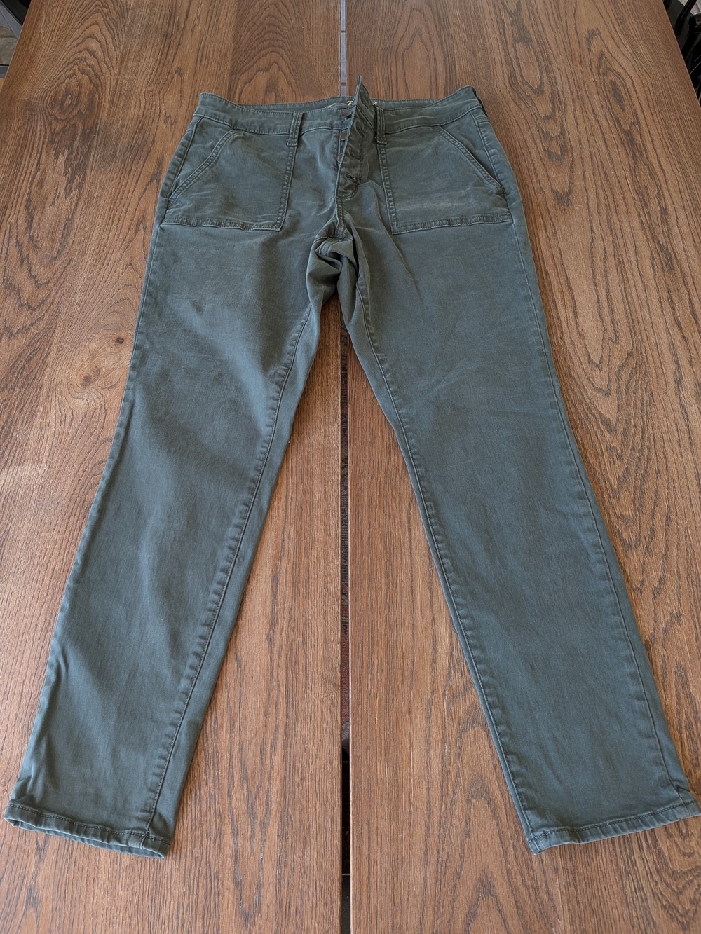 Universal Thread Women's Green Mid Rise Skinny Jeans Pants Size 10/30P